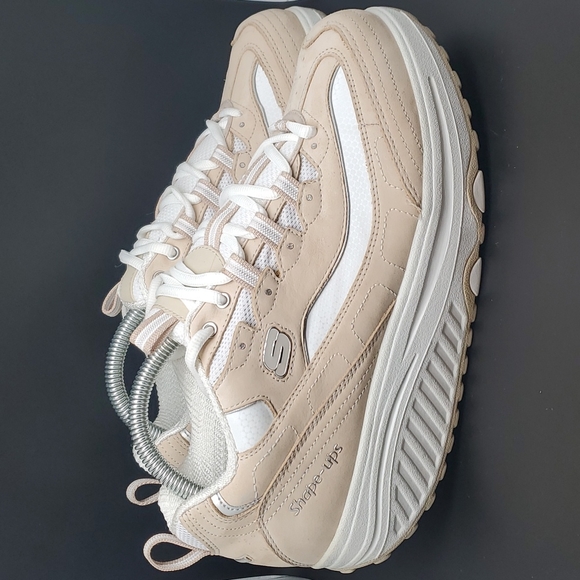 Skechers Shoes - Skechers | EUC Platform Cream Shape-Ups